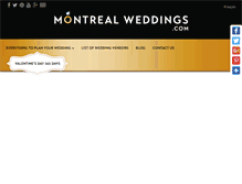 Tablet Screenshot of mariagemontreal.com